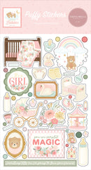 ***Pre-Order*** Carta Bella - Little Lullabies - Baby Girl - Puffy Stickers