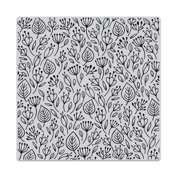 Hero Arts - Bold Prints Cling Rubber Stamp - Flower Garden