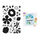 ***Pre-Order*** Hero Arts - You've Got A Friend - Abstract Floral Clear Stamp Set