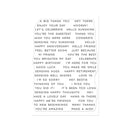 ***Pre-Order*** Hero Arts - Everyday Sentiment Strips 2 Clear Stamp Set