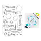 ***Pre-Order*** Hero Arts - Don't Stop Believing - Unbelievably Awesome Banners Clear Stamp Set