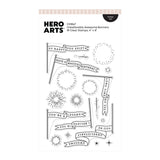 ***Pre-Order*** Hero Arts - Don't Stop Believing - Unbelievably Awesome Banners Clear Stamp Set