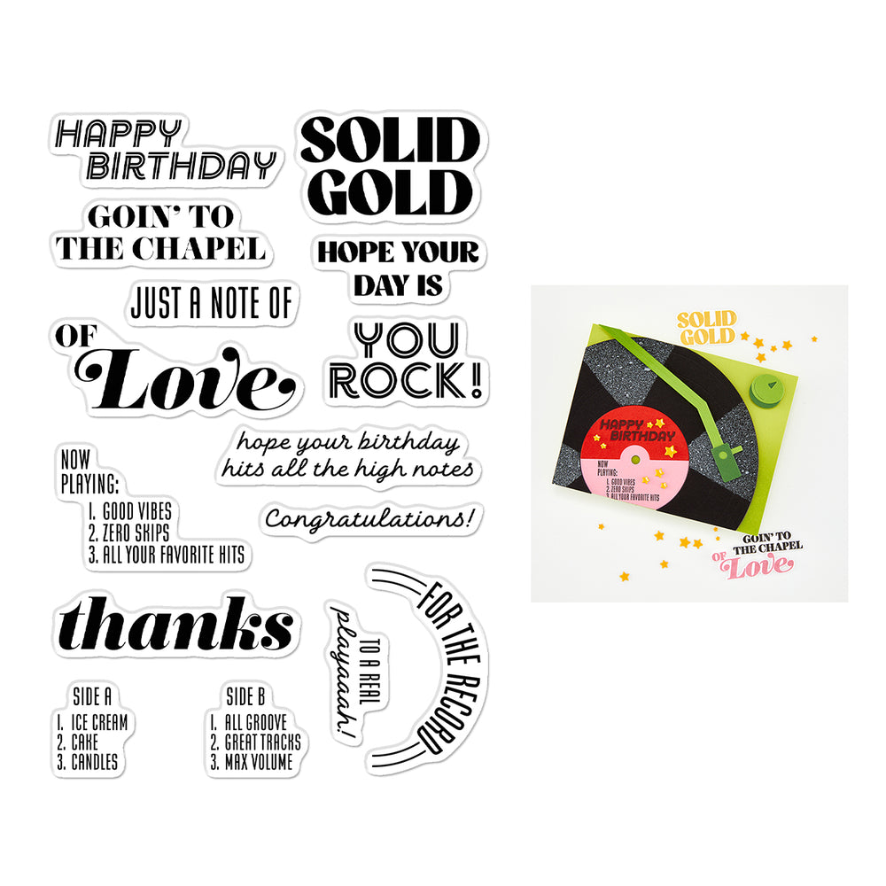 ***Pre-Order*** Hero Arts - Solid Gold Stamp Set