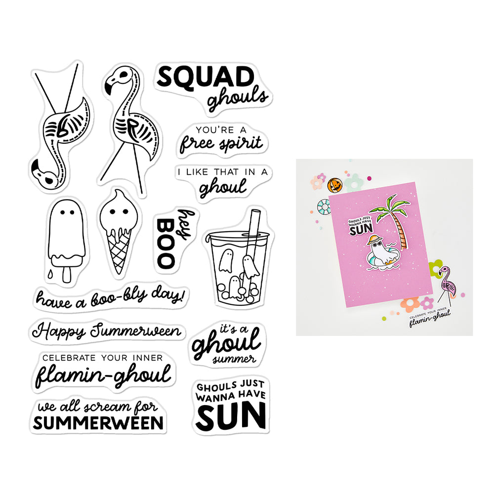 ***Pre-Order*** Hero Arts - Ghoul Summer Stamp Set