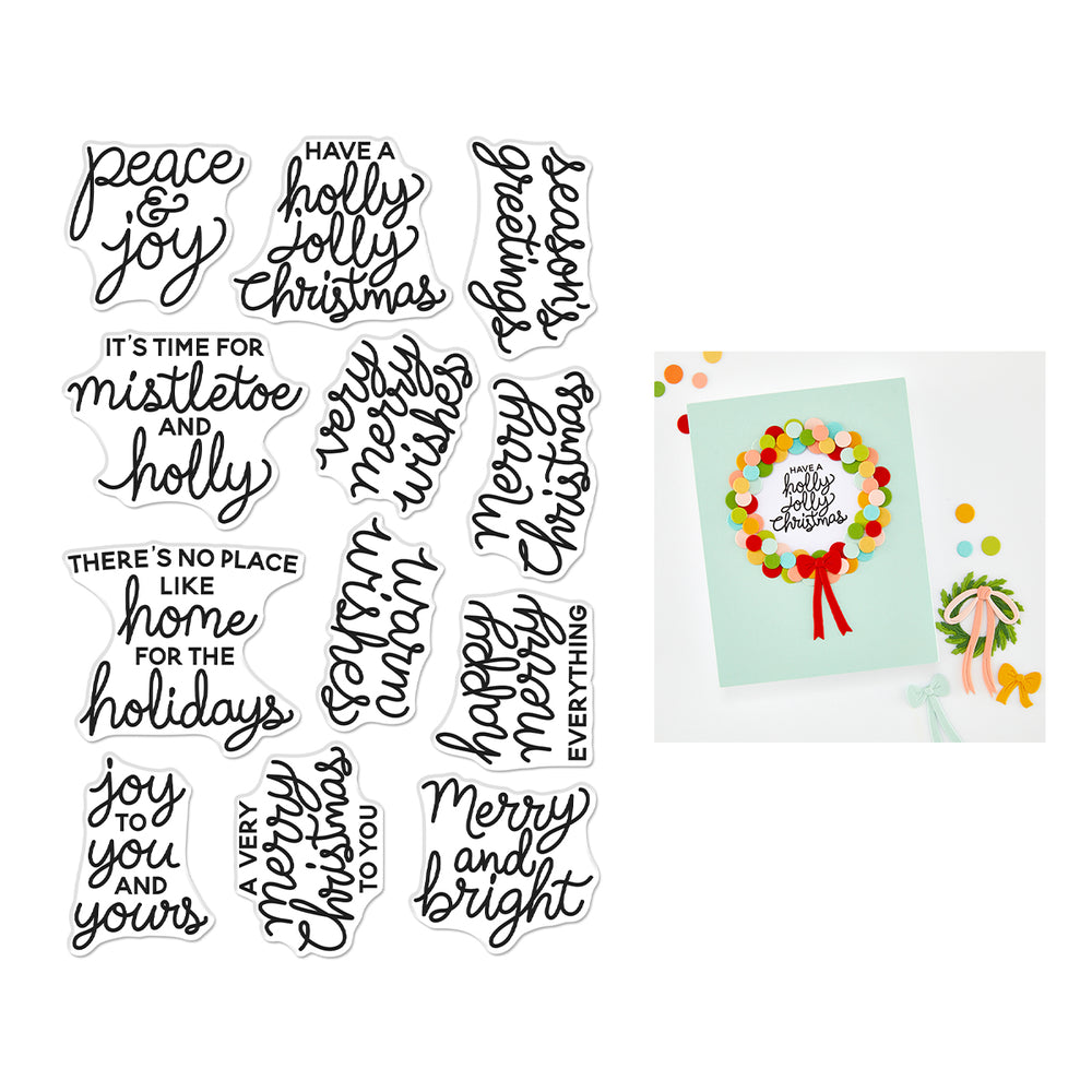 ***Pre-Order*** Hero Arts - Very Merry Wishes Stamp Set