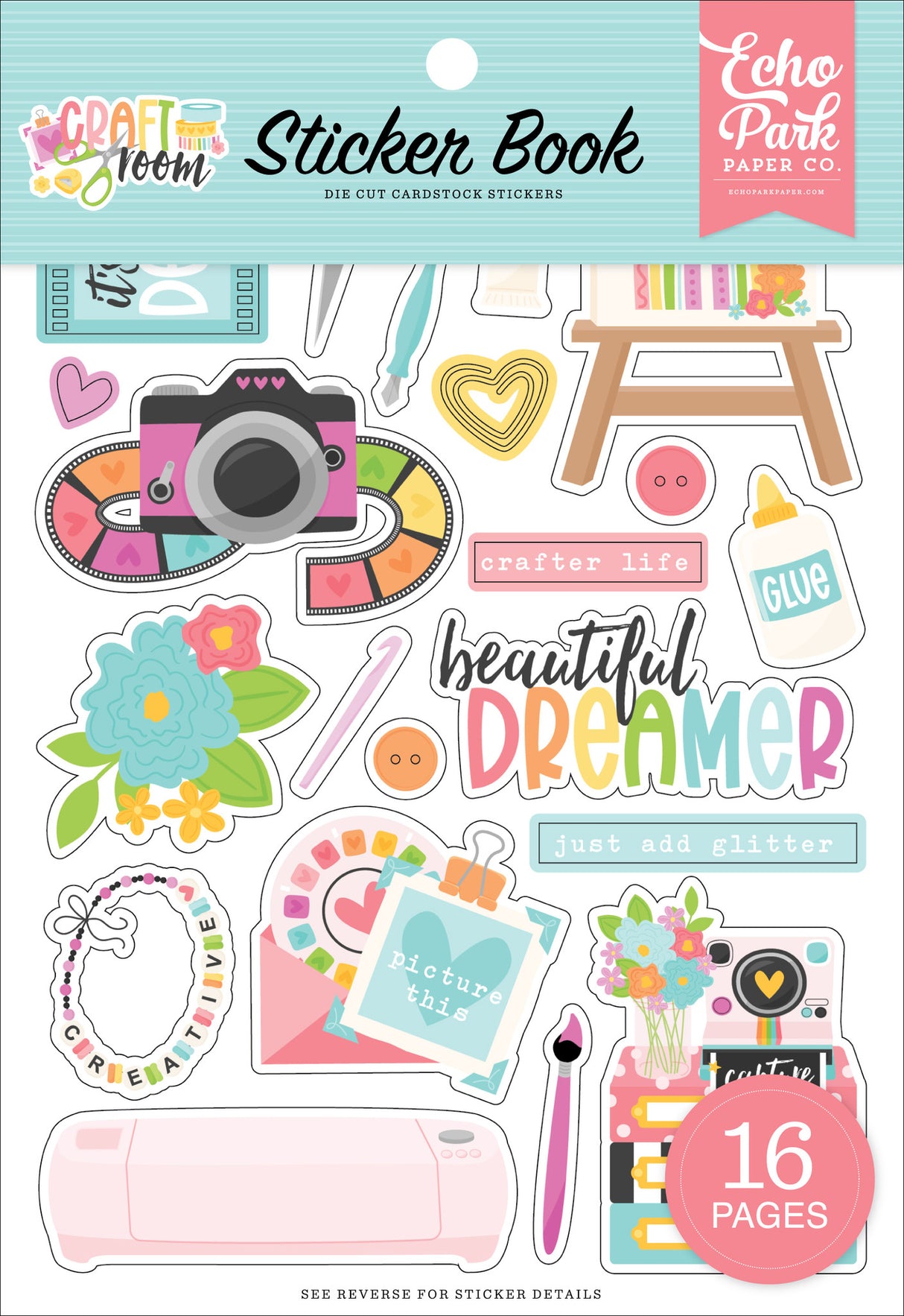 Echo Park - Craft Room - Sticker Book