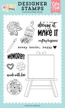 ***Pre-Order*** Echo Park - Craft Room - Stamp - Blank Canvas