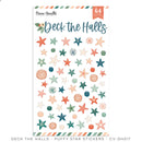 Cocoa Vanilla Studio - Deck The Halls - Puffy Star Stickers
