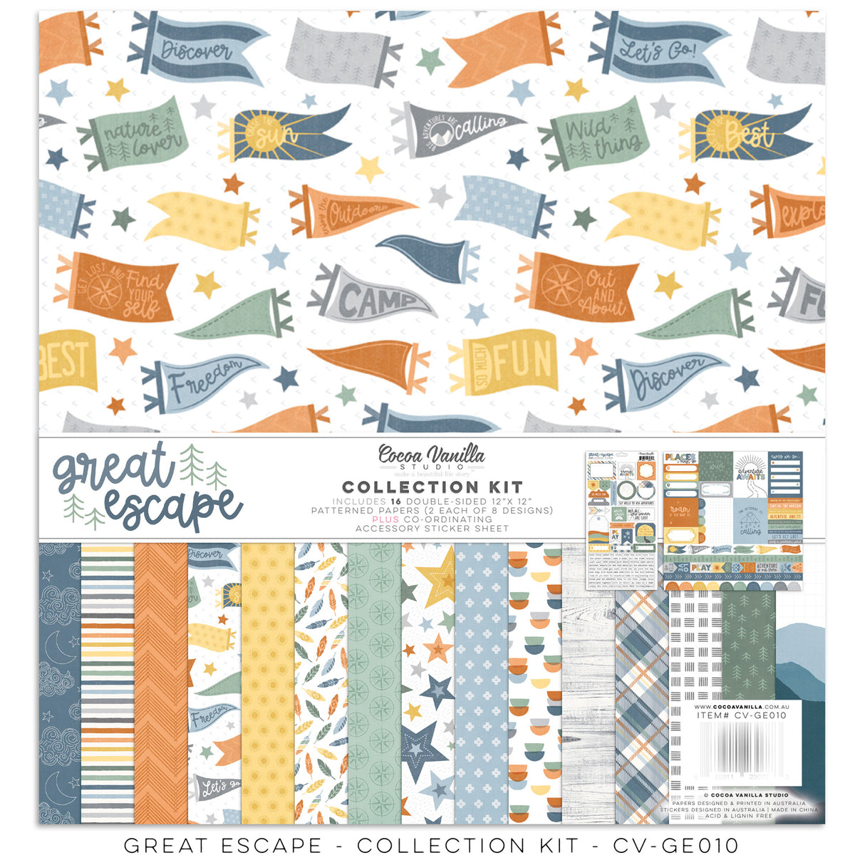 Cocoa Vanilla Studio - Great Escape - Collection Kit