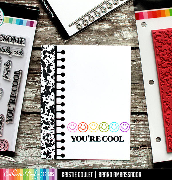 Catherine Pooler - Spiral Notebook Border Die