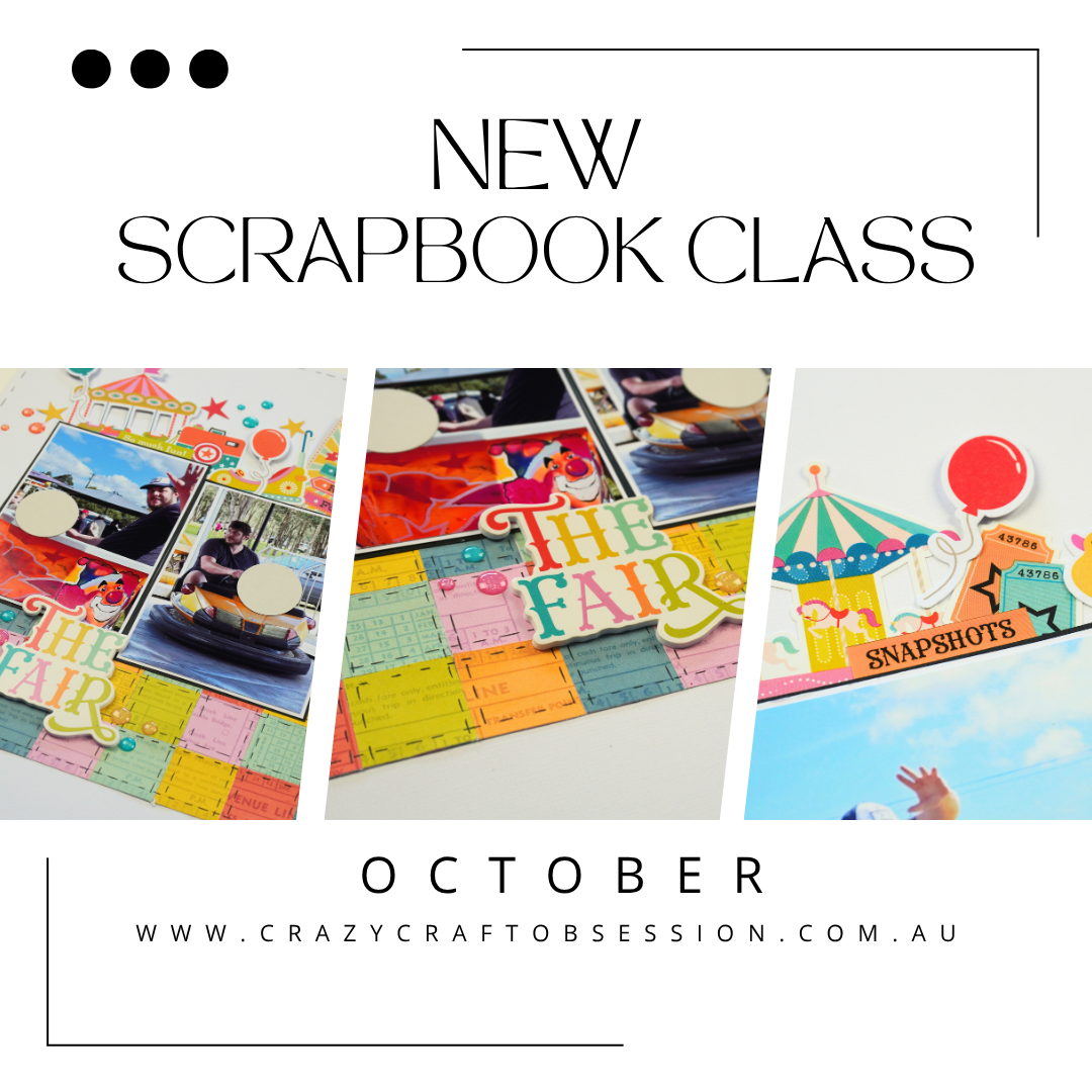 Scrapbook Class - October Scrapbooking Class (In-Person)