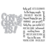 Hero Arts - Congrats & Yay Stamp & Cut Set XL