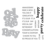 Hero Arts - Its Our Anniversary Stamp & Cut Set