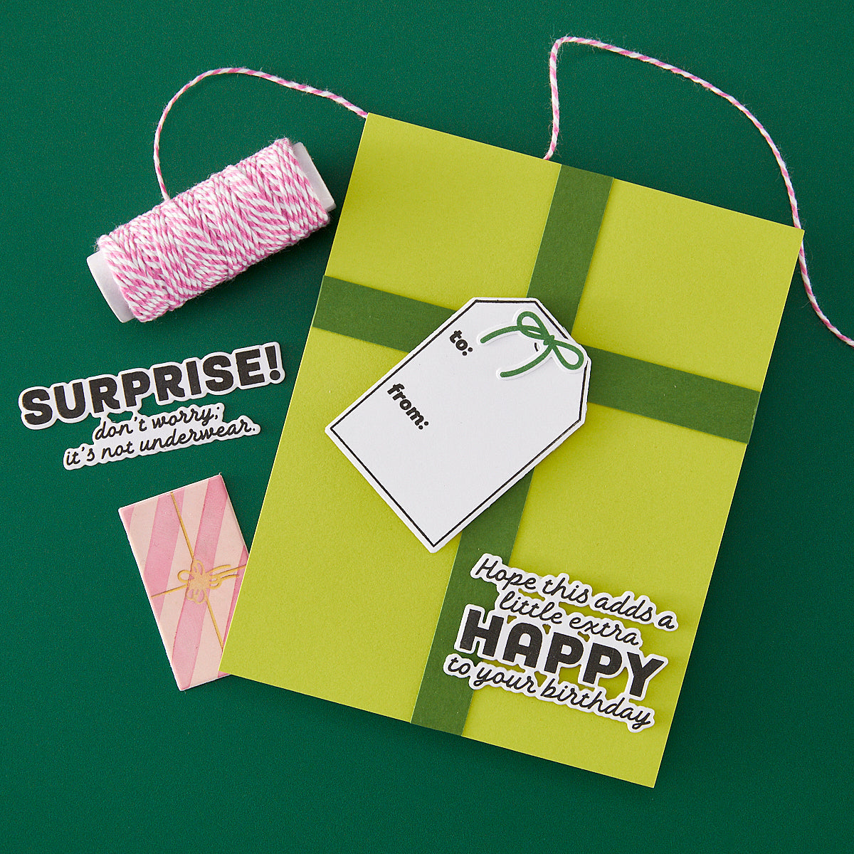 Hero Arts - Just Because Stamp & Cut Set