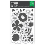 ***Pre-Order*** Hero Arts - You've Got A Friend - Abstract Floral Stamp & Cut