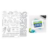 ***Pre-Order*** Hero Arts - Don't Stop Believing - Unbelievably Awesome Stamp & Cut