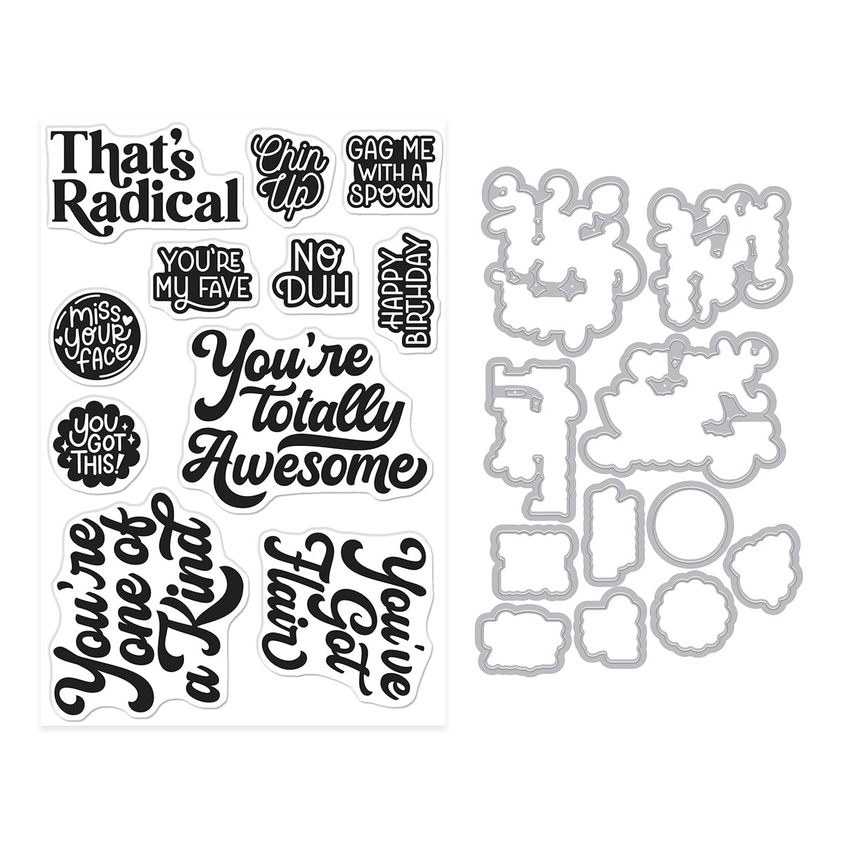 Hero Arts - Totally Awesome Stamp & Cut