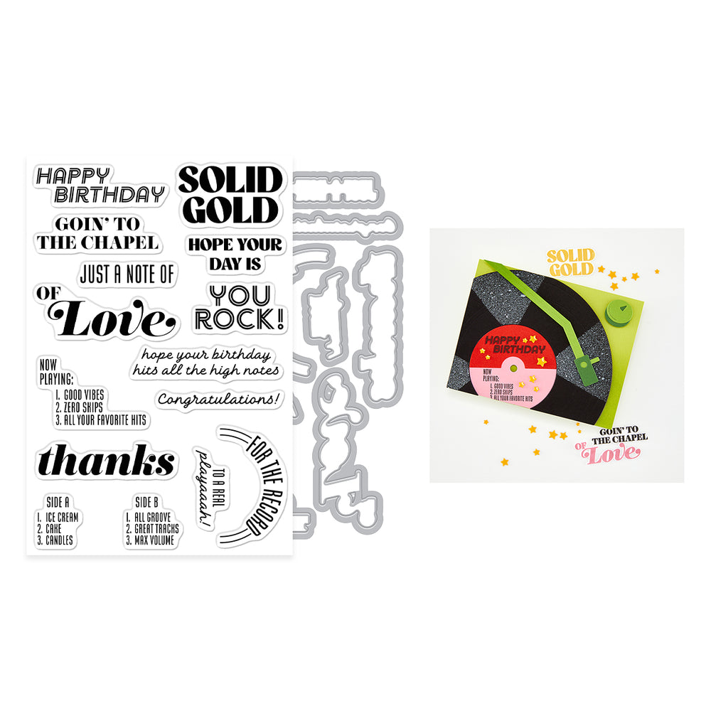 ***Pre-Order*** Hero Arts - Solid Gold Stamp & Cut