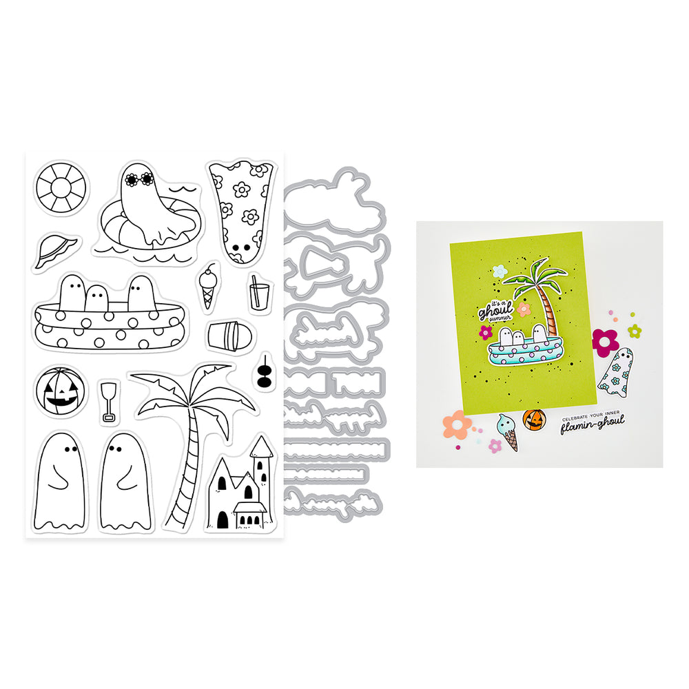***Pre-Order*** Hero Arts - Beach Boos Stamp & Cut