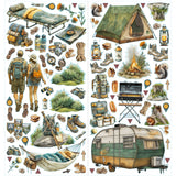 ***Pre-Order*** 49 And Market - Campfire Memories - Laser Cut - Camping