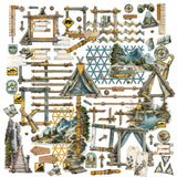 ***Pre-Order*** 49 And Market - Campfire Memories - Ephemera & Frame Set