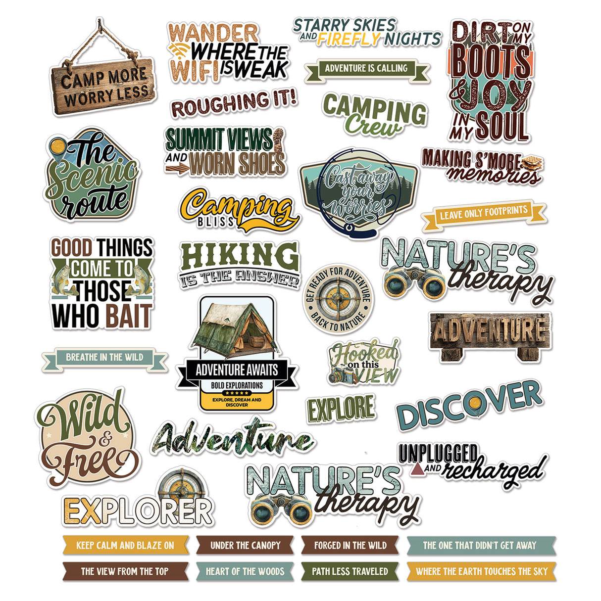 ***Pre-Order*** 49 And Market - Campfire Memories - Chipboard Sentiments