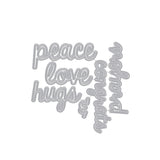 Hero Arts - Peace Words Fancy Dies