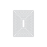 Hero Arts - Scalloped Rectangles Infinity Nesting Dies