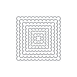 Hero Arts - Square Scallop Infinity Nesting Dies