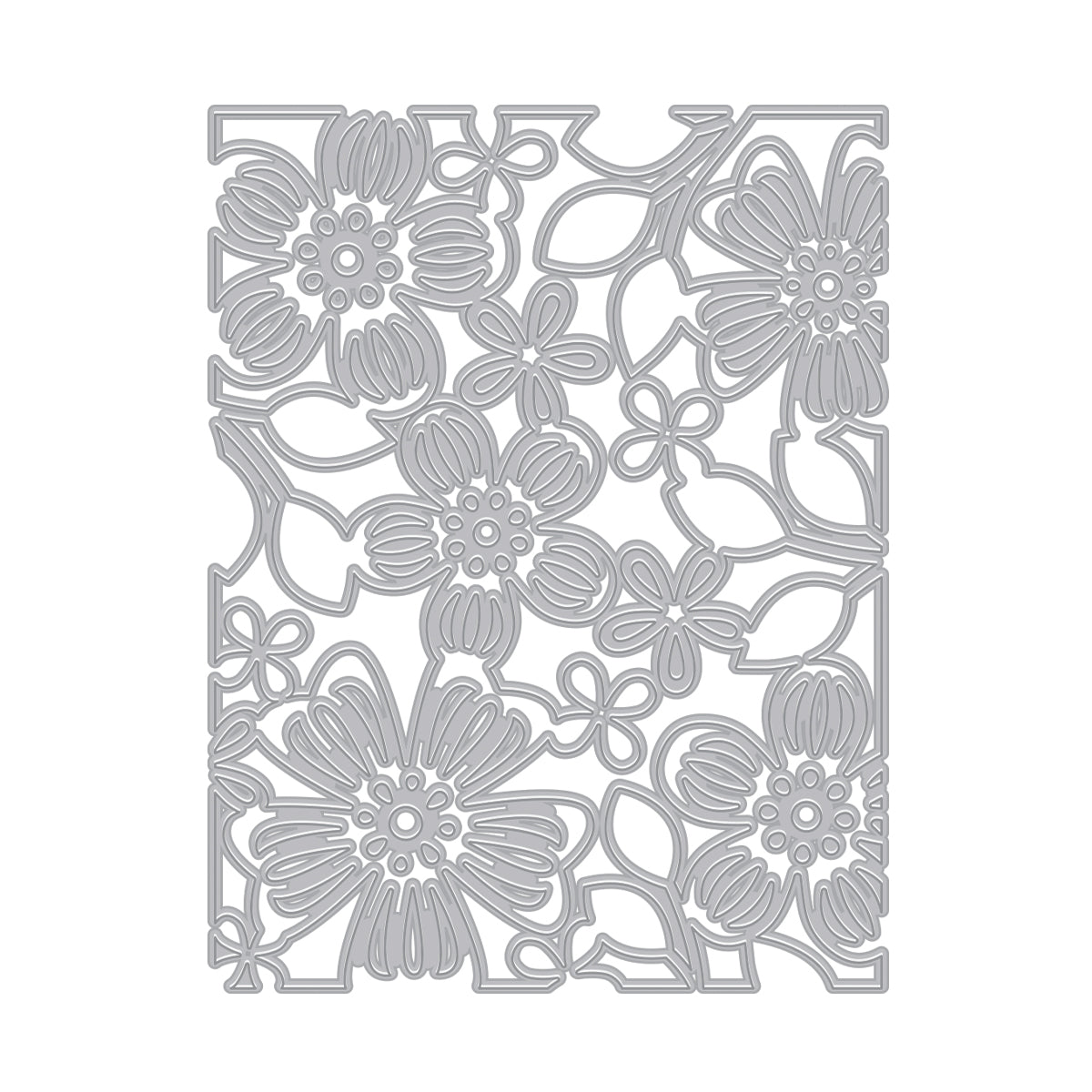Hero Arts - Floral Pattern Cover Plate Die