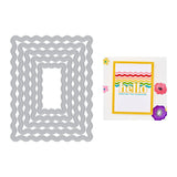 ***Pre-Order*** Hero Arts - You've Got A Friend - Squiggly Rectangle Frames Die Set