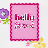 Hero Arts - Hello Friend Die Set