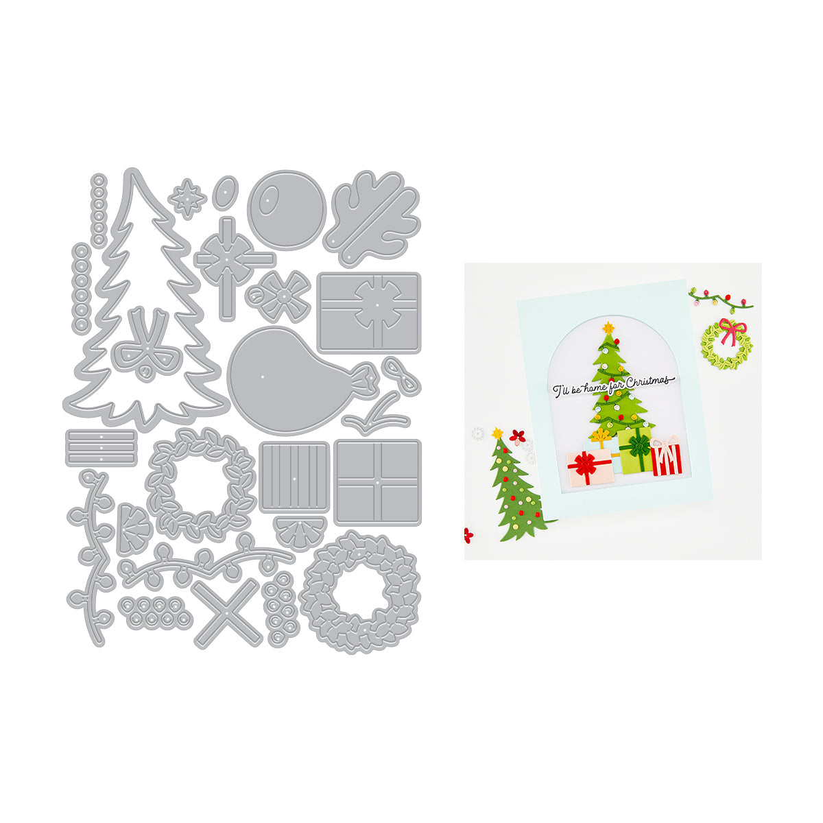 ***Pre-Order*** Hero Arts - Beep Beep Holiday Extras Die Set