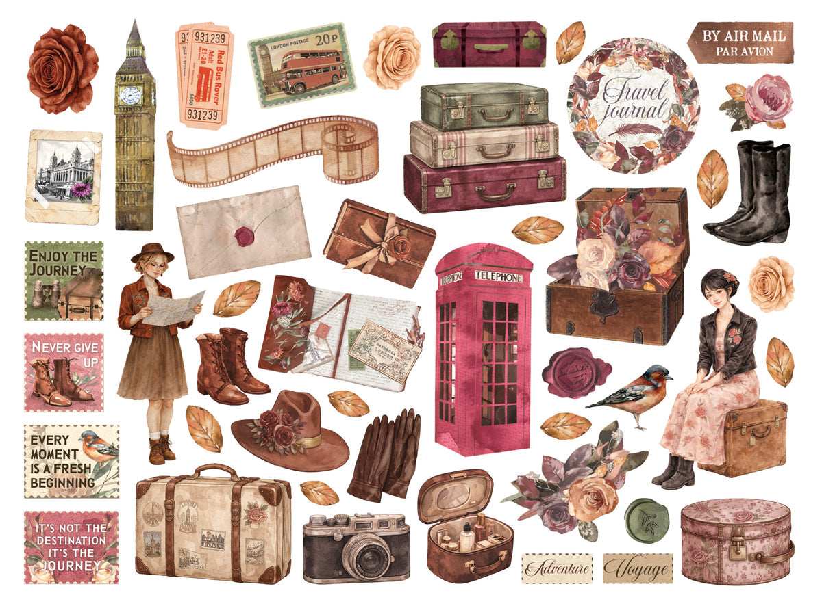 ***Pre-Order*** Stamperia - Printed Decorative Die Cuts For Art And Craft - Our Way