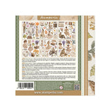 ***Pre-Order*** Stamperia - Printed Decorative Rub On Kit For Art And Craft Cm 15,5X15,5 - Flowers And Poems