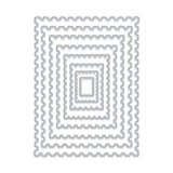 Hero Arts - Nesting Postage Stamps Infinity Nesting Dies