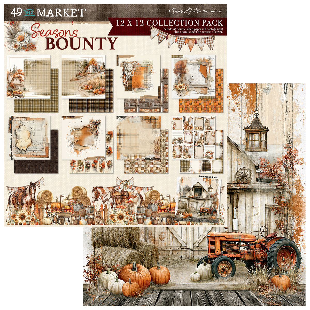 ***Pre-Order*** 49 and Market - Season's Bounty - 12 x12 Collection Pack