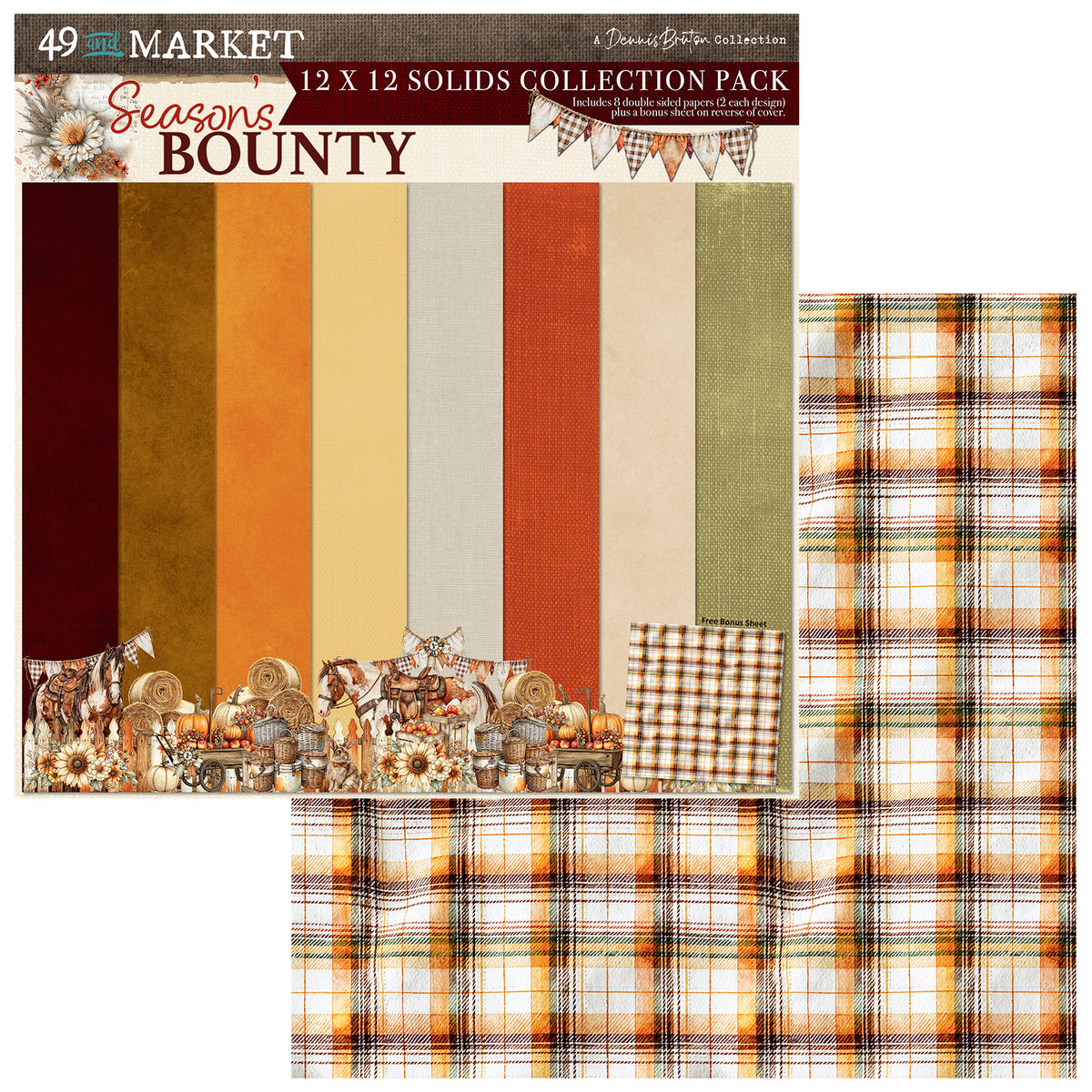 ***Pre-Order*** 49 and Market - Season's Bounty - 12 x12 Solids Collection Pack