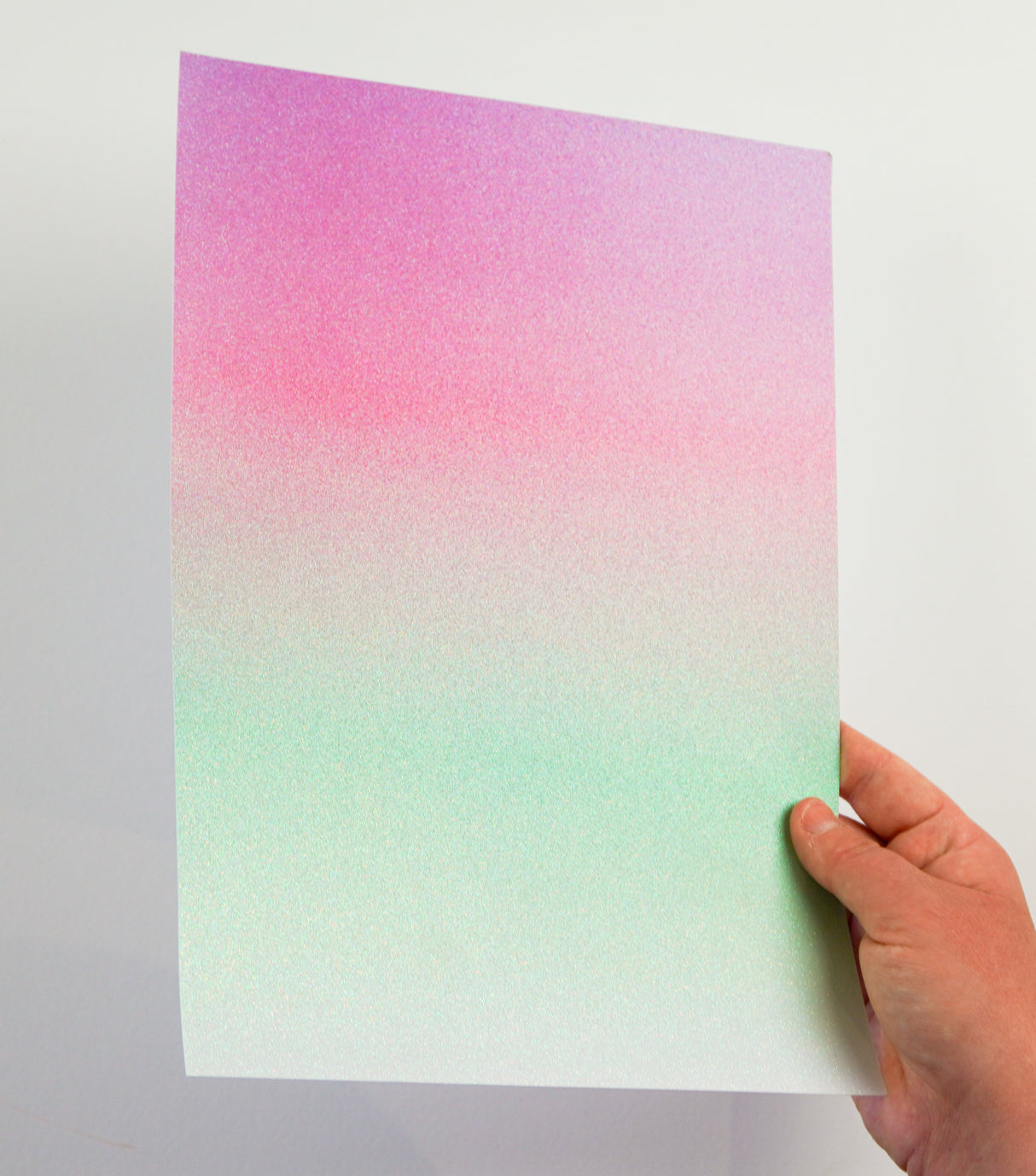 Sizzix - Surfacez Opulent Cardstock 8"X11.5" - Glitter Ombre