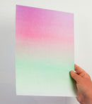 Sizzix - Surfacez Opulent Cardstock 8"X11.5" - Glitter Ombre