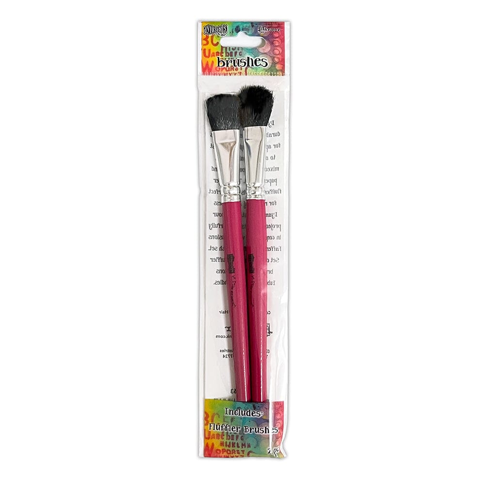 Dylusions - Dyamond Fluffier Brush - 2pk