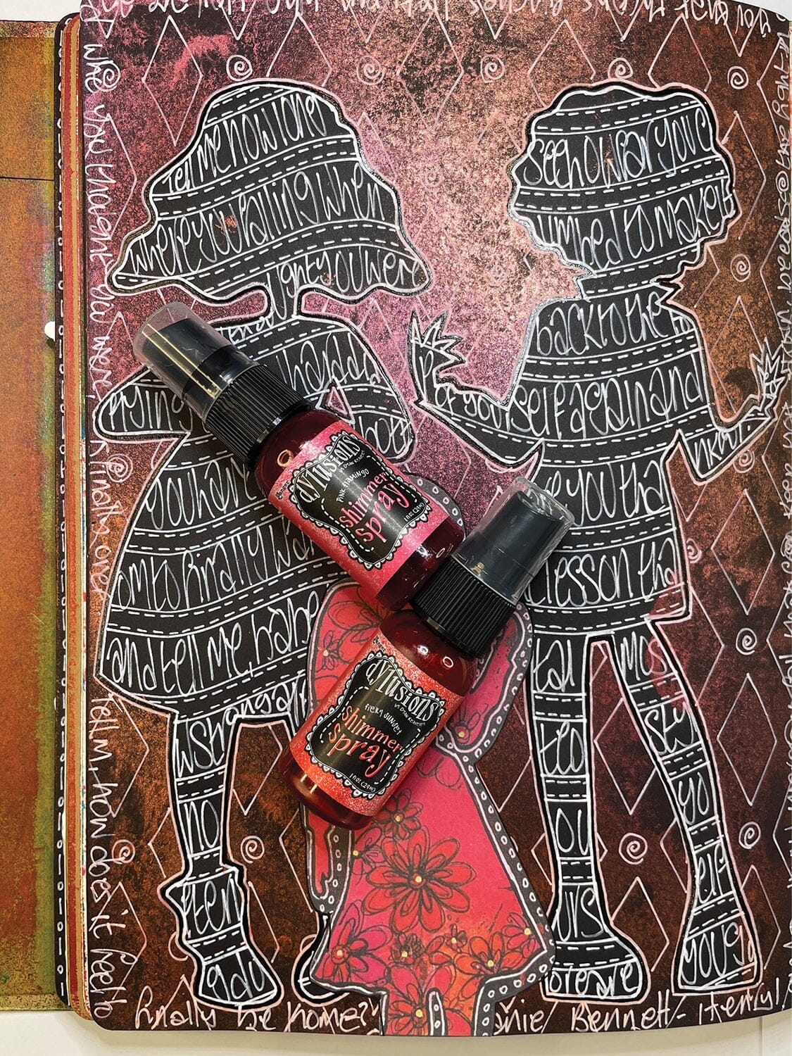 Dylusions - Shimmer Sprays - Pink Flamingo
