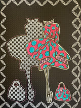 Dylusions - Dot Grid Journal 11.75"X9" - Black