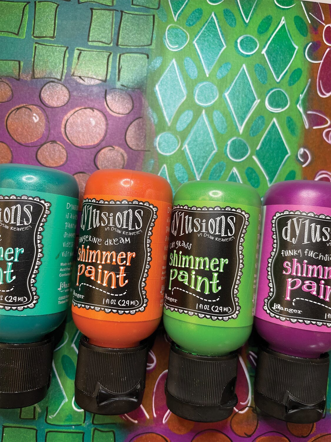 Dylusions - Shimmer Paint - Cut Glass