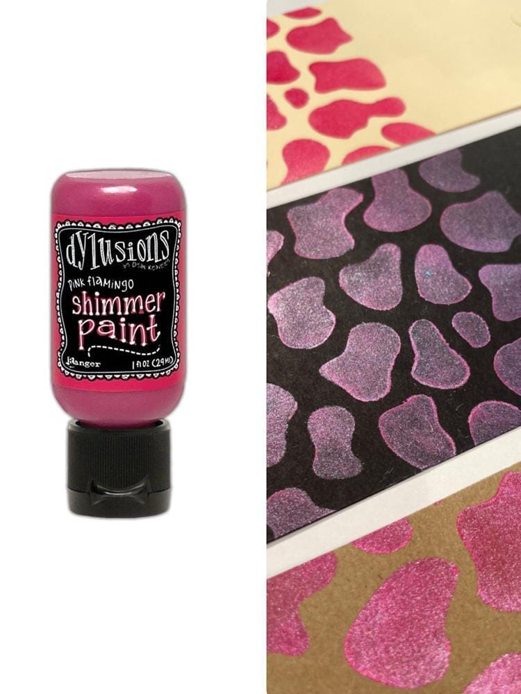 Dylusions - Shimmer Paint - Pink Flamingo