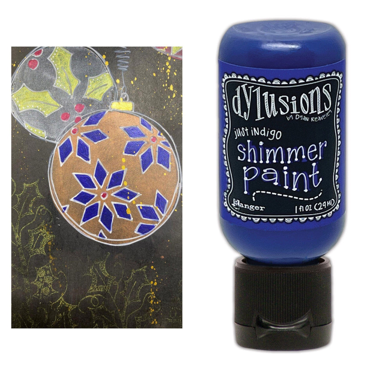Dylusions - Shimmer Paint - Just Indigo
