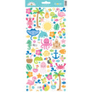 Doodlebug Design - Seaside Summer - Cardstock Stickers - Icons