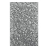Spellbinders - Beautiful Butterflies 3D Embossing Folder from the Stylish Ovals Collection