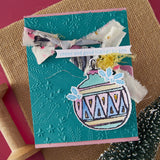 Spellbinders - Stars and Fronds Frame 3D Embossing Folder by Dina Wakley