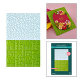 ***Pre-Order*** Spellbinders - Shiny New Day - Suds & Buds 3D Embossing Folder